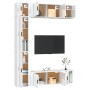 Set de muebles de TV 7 pzas madera contrachapada blanco brillo von , TV-Möbel - Ref: Foro24-3188824, Preis: 379,00 €, Rabatt:...