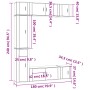 Set de muebles de TV 7 pzas madera contrachapada blanco brillo von , TV-Möbel - Ref: Foro24-3188824, Preis: 379,00 €, Rabatt:...