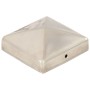 Tapas piramidales postes valla 6 uds acero inoxidable 81x81 mm von , Zubehör für Tore und Zäune - Ref: Foro24-145486, Preis: ...