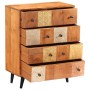 Cómoda de cajones madera maciza de acacia 60x30x75 cm by , Drawers - Ref: Foro24-247681, Price: 318,36 €, Discount: %