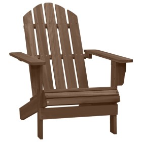 Silla de jardín de madera marrón de , Sillas de jardín - Ref: Foro24-45703, Precio: 90,35 €, Descuento: -5%%