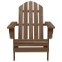 Silla de jardín de madera marrón de , Sillas de jardín - Ref: Foro24-45703, Precio: 90,35 €, Descuento: -5%%
