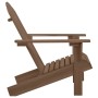 Silla de jardín de madera marrón de , Sillas de jardín - Ref: Foro24-45703, Precio: 90,35 €, Descuento: -5%%