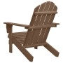 Silla de jardín de madera marrón de , Sillas de jardín - Ref: Foro24-45703, Precio: 90,35 €, Descuento: -5%%