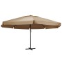 Sombrilla de jardín con palo de aluminio taupe 600 cm von , Sonnenschirme - Ref: Foro24-47373, Preis: 267,02 €, Rabatt: %