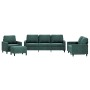 Juego de sofás con cojines 4 piezas terciopelo verde oscuro von , Sofas - Ref: Foro24-3201488, Preis: 705,03 €, Rabatt: %