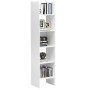 Estantería madera contrachapada blanco brillante 40x35x180 cm de , Librerías y estanterías - Ref: Foro24-803404, Precio: 53,2...