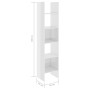 Estantería madera contrachapada blanco brillante 40x35x180 cm de , Librerías y estanterías - Ref: Foro24-803404, Precio: 53,2...