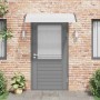 Marquesina para puerta PC negro y transparente 150x75 cm de , Toldos - Ref: Foro24-144814, Precio: 108,46 €, Descuento: %