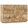 Armario Alphabet con 6 cajones madera maciza mango 120x35x79 cm de , Aparadores - Ref: Foro24-247712, Precio: 641,23 €, Descu...