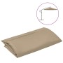 Tela de repuesto para sombrilla voladiza gris taupe 350 cm von , Stoffe für Regenschirme und Markisen - Ref: Foro24-313815, P...