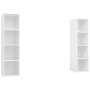 Muebles de salón de pared 2 piezas madera de ingeniería blanco by , TV Furniture - Ref: Foro24-3079862, Price: 118,58 €, Disc...
