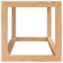 Toallero de madera maciza nogal 60x20x20 cm de , Toalleros - Ref: Foro24-350373, Precio: 25,65 €, Descuento: %