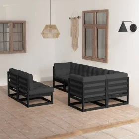 7-piece garden furniture set with solid pine wood cushions by vidaXL, Garden sets - Ref: Foro24-3076658, Price: 767,39 €, Dis...