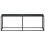 Mesa consola vidrio templado negro 220x35x75,5 cm de , Mesas auxiliares - Ref: Foro24-331691, Precio: 108,48 €, Descuento: %
