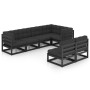 Gartenmöbelset 7-teilig und Kissen aus massivem Kiefernholz von vidaXL, Gartensets - Ref: Foro24-3076658, Preis: 787,96 €, Ra...
