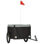 Remolque para bicicleta hierro negro y gris 45 kg von , Fahrradanhänger - Ref: Foro24-94091, Preis: 90,04 €, Rabatt: %
