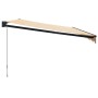 Toldo retráctil aluminio y tela amarillo y blanco 5x3 m by , Awnings - Ref: Foro24-3154460, Price: 313,70 €, Discount: %