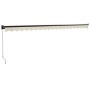 Toldo retráctil aluminio y tela color crema 5x3 m von , Markisen - Ref: Foro24-3154455, Preis: 381,05 €, Rabatt: -5%%