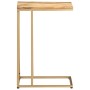 Mesa auxiliar de madera maciza de mango 35x45x65 cm de , Mesas auxiliares - Ref: Foro24-286400, Precio: 72,56 €, Descuento: %