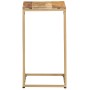 Mesa auxiliar de madera maciza de mango 35x45x65 cm de , Mesas auxiliares - Ref: Foro24-286400, Precio: 72,56 €, Descuento: %