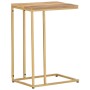 Mesa auxiliar de madera maciza de mango 35x45x65 cm de , Mesas auxiliares - Ref: Foro24-286400, Precio: 72,56 €, Descuento: %