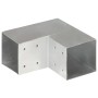 Conectores de postes en L 4 uds metal galvanizado 101x101 mm de , Postes de cerca - Ref: Foro24-145478, Precio: 69,31 €, Desc...