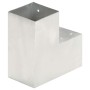 Conectores de postes en L 4 uds metal galvanizado 101x101 mm de , Postes de cerca - Ref: Foro24-145478, Precio: 69,31 €, Desc...