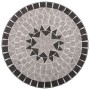 Set mesa y sillas bistró mosaico 3 pzas baldosa cerámica gris von , Gartensets - Ref: Foro24-279690, Preis: 262,74 €, Rabatt: %