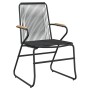 Juego de comedor para jardín 7 piezas ratán PVC negro by , Garden sets - Ref: Foro24-3099219, Price: 541,67 €, Discount: %