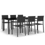 Juego de comedor para jardín 7 piezas negro von , Gartensets - Ref: Foro24-3099267, Preis: 530,89 €, Rabatt: %