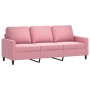 Juego de sofás con cojines 2 piezas terciopelo rosa by , Sofas - Ref: Foro24-3201519, Price: 536,78 €, Discount: %