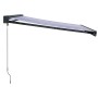 Toldo retráctil aluminio y tela azul y blanco 3x2,5 m von , Markisen - Ref: Foro24-3154546, Preis: 435,41 €, Rabatt: -5%%