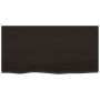 Estante de pared madera roble tratada marrón oscuro 80x40x2 cm von , Regale und Regale - Ref: Foro24-363785, Preis: 47,24 €, ...