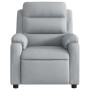 Sillón reclinable de masaje de tela gris claro by , Armchairs - Ref: Foro24-373474, Price: 219,64 €, Discount: %