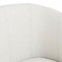 Sillón con taburete cuero sintético blanco von , Sessel - Ref: Foro24-356494, Preis: 163,62 €, Rabatt: -5%%