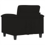 Sillón de tela de microfibra negro 60 cm by , Sofas - Ref: Foro24-359552, Price: 178,60 €, Discount: %