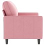 Sofá de 2 plazas terciopelo rosa 120 cm von , Sofas - Ref: Foro24-359192, Preis: 237,49 €, Rabatt: %