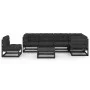Gartenmöbel-Set 7-teilig und Kissen aus massivem Kiefernholz von vidaXL, Gartensets - Ref: Foro24-3076643, Preis: 754,35 €, R...