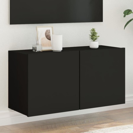Mueble para TV de pared negro 80x30x41 cm von , TV-Möbel - Ref: Foro24-836954, Preis: 52,82 €, Rabatt: -5%%