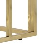 Mesa consola acero inoxidable dorado y vidrio templado by , console tables - Ref: Foro24-350002, Price: 220,70 €, Discount: %