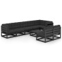 Garden furniture set 9 pieces and cushions solid pine wood by vidaXL, Garden sets - Ref: Foro24-3076673, Price: 803,57 €, Dis...