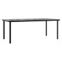 Set de comedor de jardín 9 pzas y cojines ratán sintético negro by , Garden sets - Ref: Foro24-3211919, Price: 1,00 €, Discou...