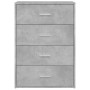 Aparador de madera de ingeniería gris hormigón 60x31x84 cm de , Aparadores - Ref: Foro24-840502, Precio: 95,03 €