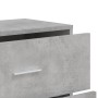 Aparador de madera de ingeniería gris hormigón 60x31x84 cm by , Sideboards - Ref: Foro24-840502, Price: 91,91 €, Discount: %
