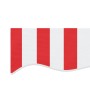 Tela de repuesto de toldo rayas rojas y blancas 6x3,5 m de , Toldos - Ref: Foro24-367723, Precio: 88,81 €, Descuento: %
