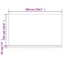 Tela de repuesto de toldo rayas rojas y blancas 6x3,5 m de , Toldos - Ref: Foro24-367723, Precio: 88,81 €, Descuento: %