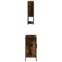 Set de muebles baño 2 pzas madera contrachapada roble ahumado by , Bathroom furniture - Ref: Foro24-3214662, Price: 119,52 €,...