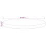 Tablero de mesa redondo madera maciza reciclada Ø 50x3,8 cm by , Table tops - Ref: Foro24-370037, Price: 51,97 €, Discount: %