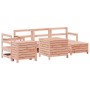 Juego de sofás de jardín 7 pzas madera maciza de abeto Douglas by , Garden sets - Ref: Foro24-3250554, Price: 456,90 €, Disco...